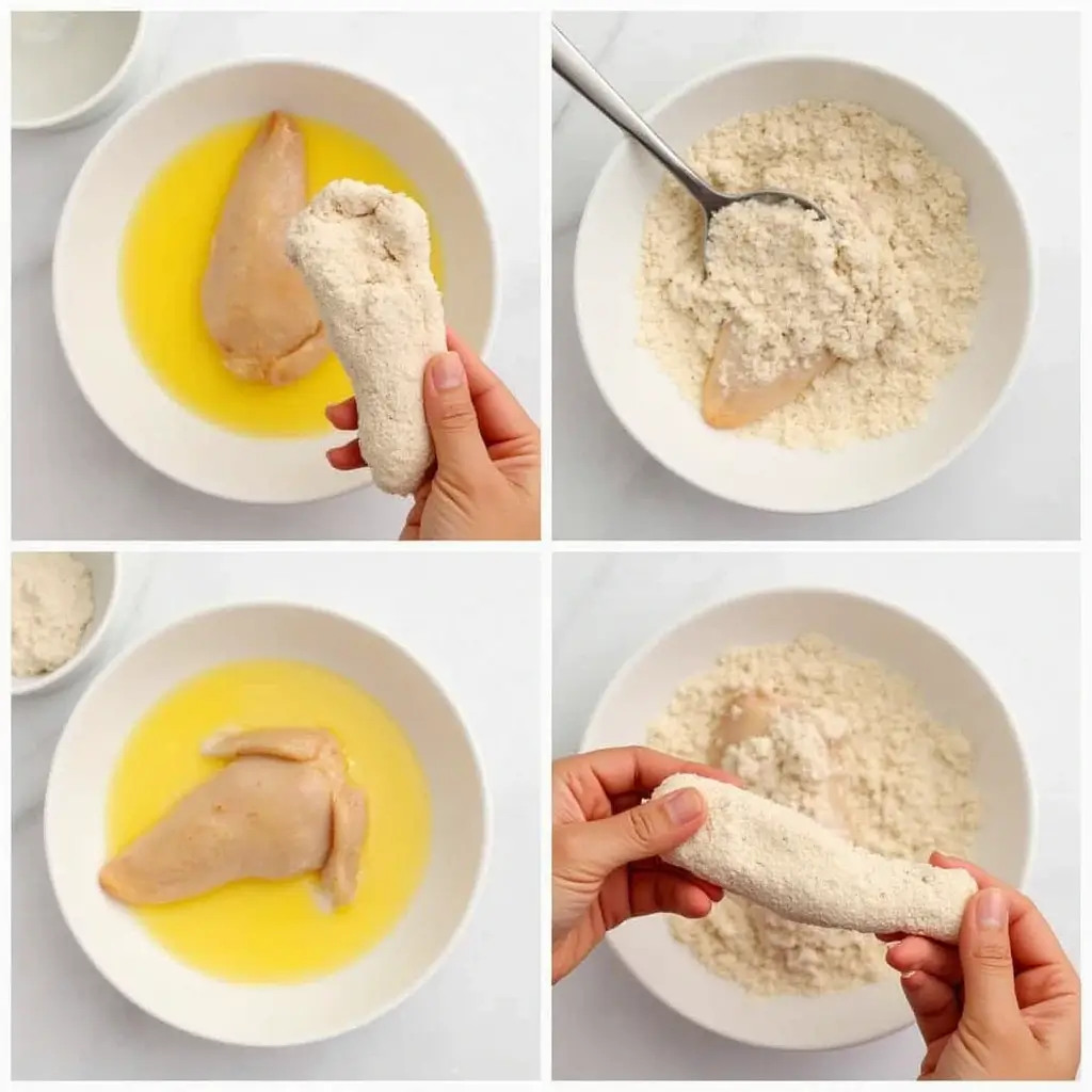 fried chicken recipe without buttermilk​