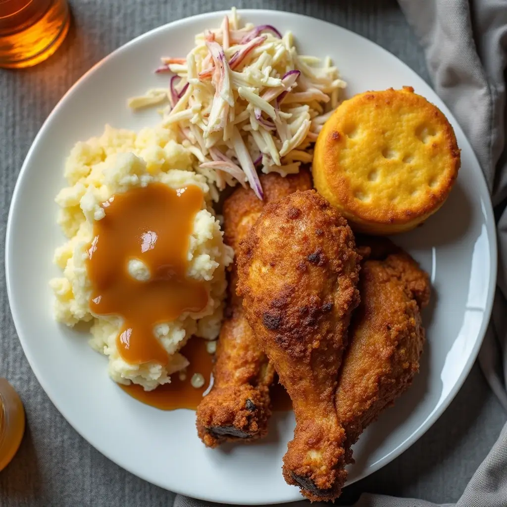 fried chicken recipe without buttermilk​