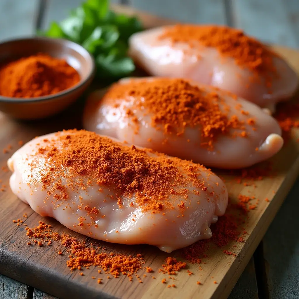 chicken-seasoning-ingredients-herbs-spices-garlic