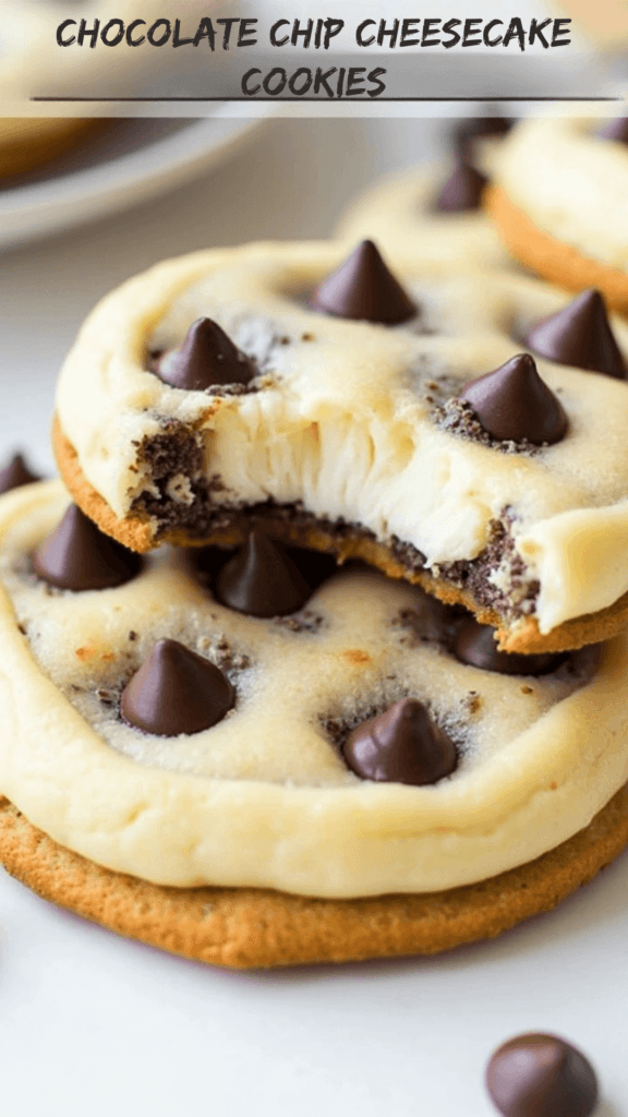 Chocolate Chip Cheesecake Cookies